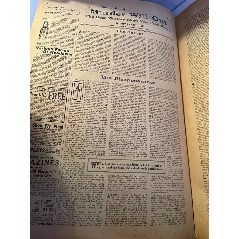 Vintage Antique The Household Magazine May 1917 - Picture 3 of 3